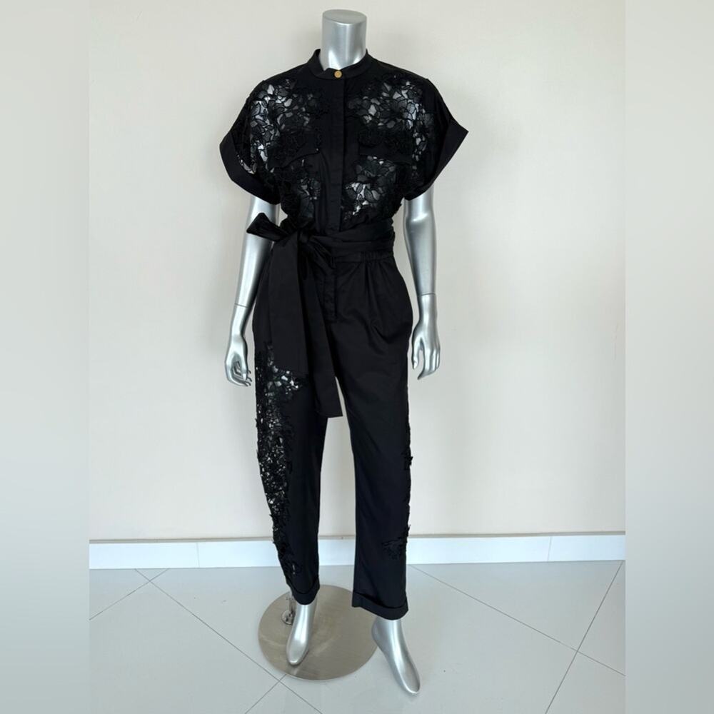 Oscar de la Renta women romper with laces size 4 US Authentic Retail 4900$